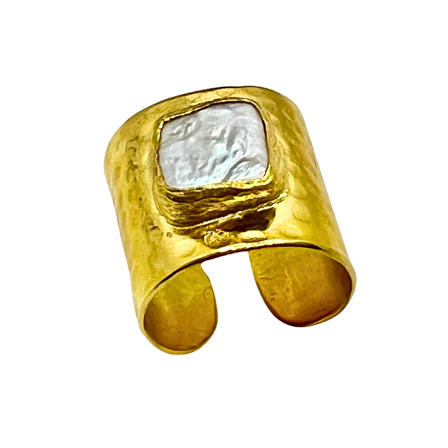 Square Pearl Ring