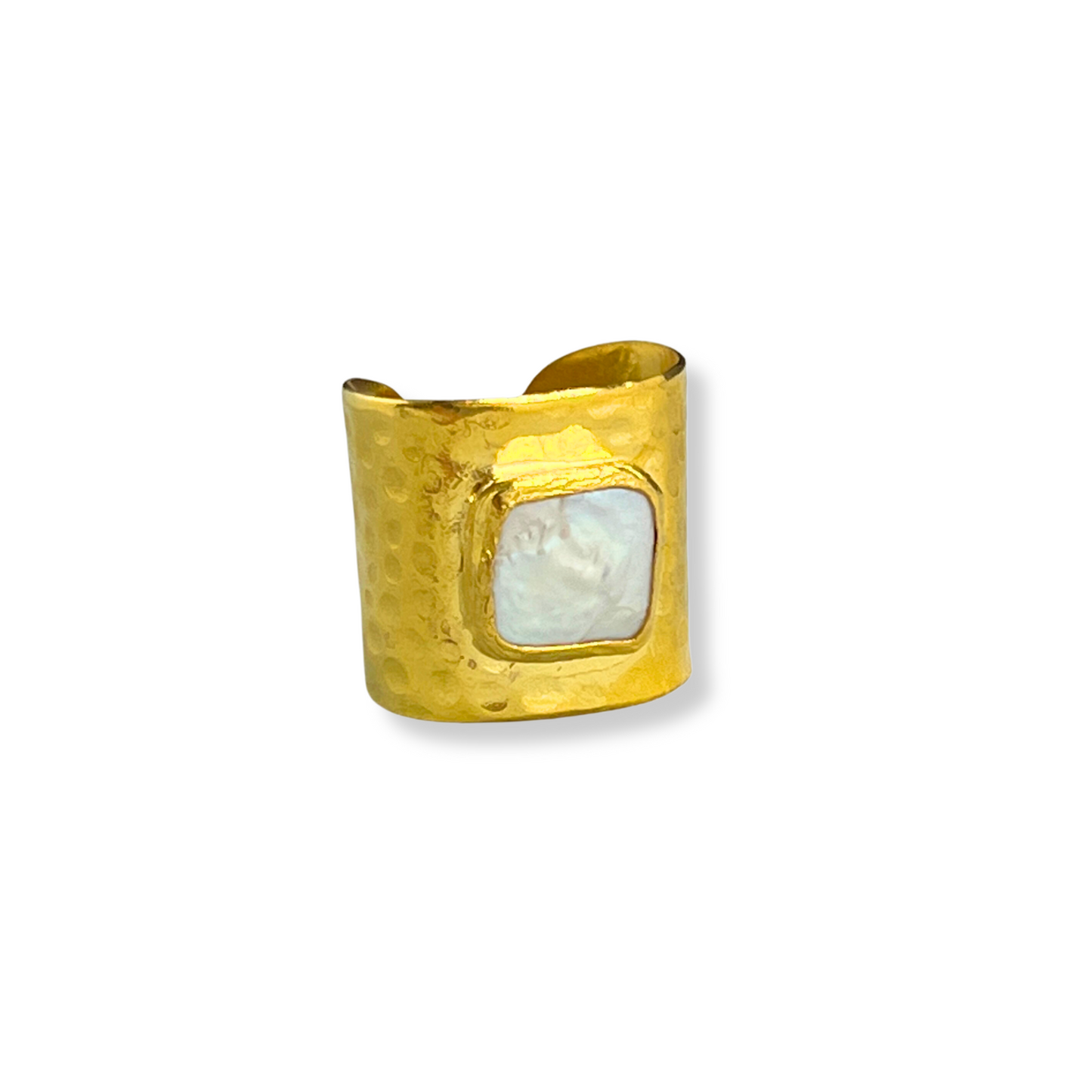 Square Pearl Ring