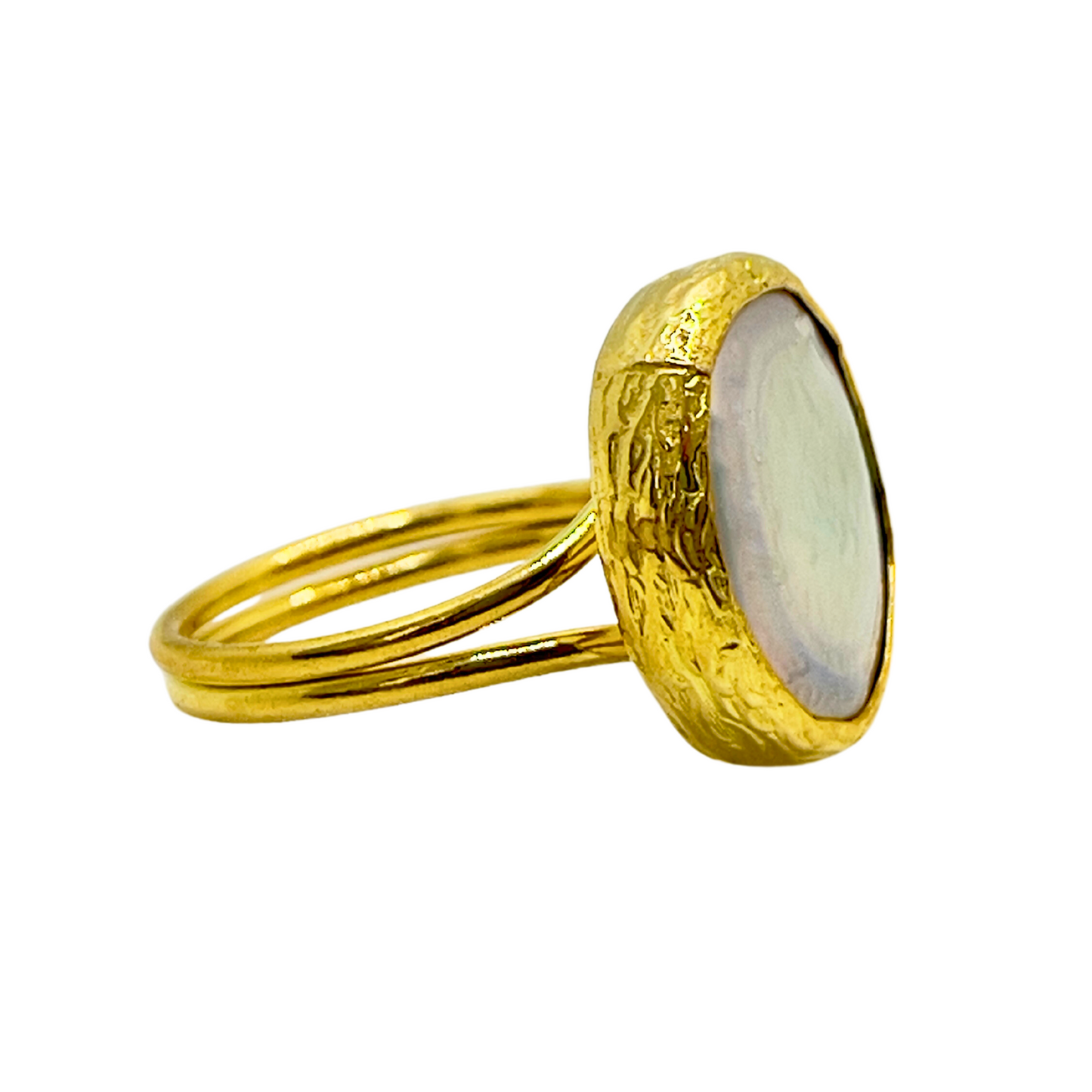 Round Pearl Ring