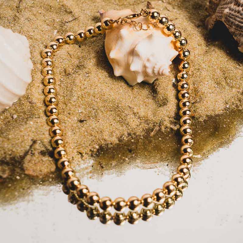 Deluge Gold Necklaces
