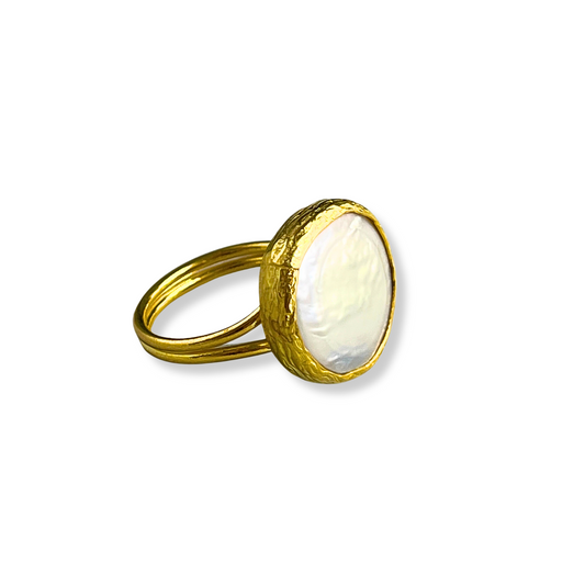 Round Pearl Ring